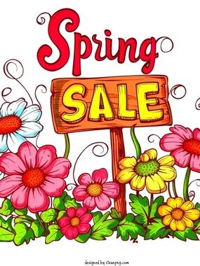 Spring Sale Floral Graphic Tee Design